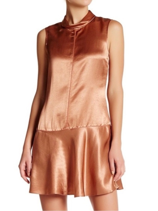 rag & bone Dresses & Skirts - Rag & Bone Satin Copper Shift Dress Women’s Size 4 #chic #classic